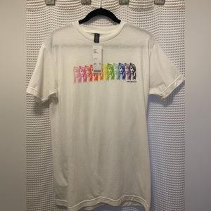 Kim Petras bunhead rainbow tee